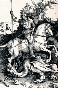Św. Jerzy i smok, 1505 1906 autorstwa Albrecht Dürer