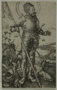 Św. Jerzy na piechotę autorstwa Albrecht Dürer