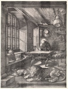 Św. Hieronim w swoim gabinecie autorstwa Albrecht Dürer