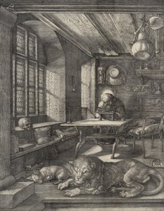 Święty Hieronim w swoim gabinecie autorstwa Albrecht Dürer