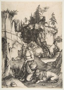 Święty Hieronim w Pokucie autorstwa Albrecht Dürer