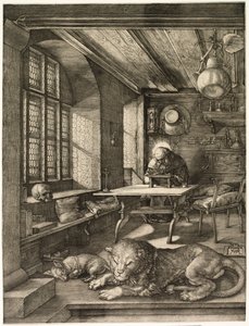 Św. Hieronim w swoim gabinecie autorstwa Albrecht Dürer