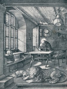 Św. Hieronim w swoim gabinecie, 1514 1906 autorstwa Albrecht Dürer