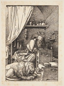 Św. Hieronim w swojej celi autorstwa Albrecht Dürer