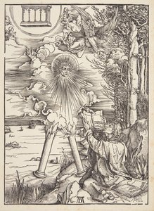 Św. Jan pożerający księgę autorstwa Albrecht Dürer