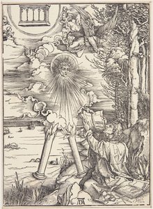 Św. Jan pożerający księgę autorstwa Albrecht Dürer
