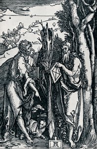 Św. Jan Chrzciciel i Św. Onufrego, 1504 1906 autorstwa Albrecht Dürer