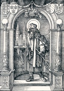 Św. Sebaldus w niszy, 1518 1906 autorstwa Albrecht Dürer
