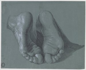 Studium Dwóch Stóp, ok. 1508 autorstwa Albrecht Dürer