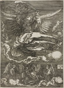 Sudarium rozprzestrzenione przez anioła autorstwa Albrecht Dürer