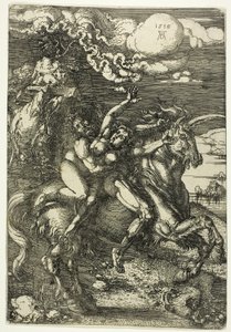 Porwanie prozerpiny na jednorożcu autorstwa Albrecht Dürer