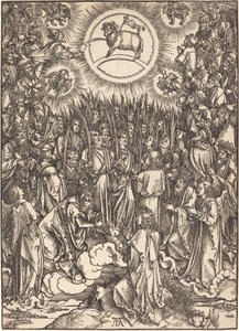 Adoracja Baranka autorstwa Albrecht Dürer