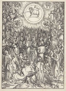 Adoracja Baranka autorstwa Albrecht Dürer