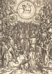 Adoracja Baranka, 1498. autorstwa Albrecht Dürer