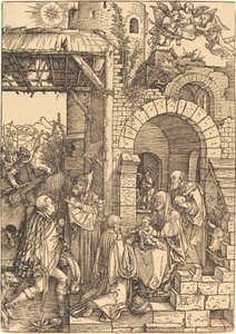 Pokłon Trzech Króli autorstwa Albrecht Dürer