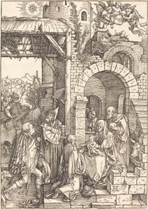 Pokłon Trzech Króli autorstwa Albrecht Dürer