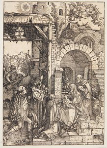 Pokłon Trzech Króli autorstwa Albrecht Dürer