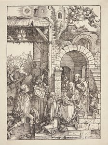 Pokłon Trzech Króli autorstwa Albrecht Dürer