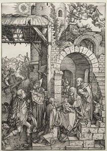 Pokłon Trzech Króli autorstwa Albrecht Dürer