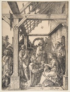 Pokłon Trzech Króli, 1511. autorstwa Albrecht Dürer