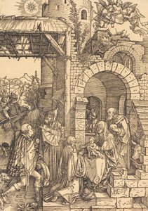Adoracja Trzech Króli, c. 15011503. autorstwa Albrecht Dürer