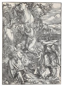Agonia w ogrodzie, z cyklu Wielka pasja, ok. 1930 r. 1496. autorstwa Albrecht Dürer