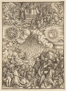 Apokalipsa: Otwarcie piątej i szóstej pieczęci autorstwa Albrecht Dürer