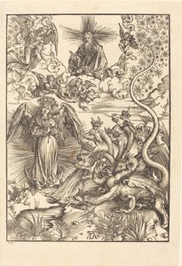 Apokaliptyczna kobieta autorstwa Albrecht Dürer