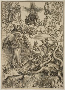 Apokaliptyczna kobieta autorstwa Albrecht Dürer