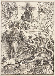 Apokaliptyczna kobieta autorstwa Albrecht Dürer