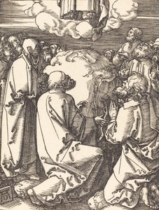 Wniebowstąpienie prawdopodobnie ok. 15091510. autorstwa Albrecht Dürer