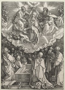 Wniebowzięcie i Koronacja Matki Boskiej, 1510. autorstwa Albrecht Dürer