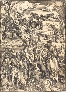 Babilońska dziwka autorstwa Albrecht Dürer