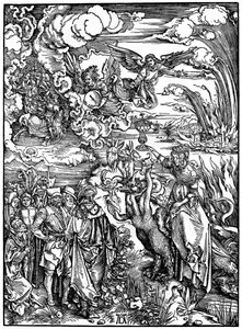 Babilońska nierządnica, 1498, 1936. autorstwa Albrecht Dürer