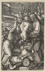 Zdrada Chrystusa, z Męki Pańskiej, 1508. autorstwa Albrecht Dürer