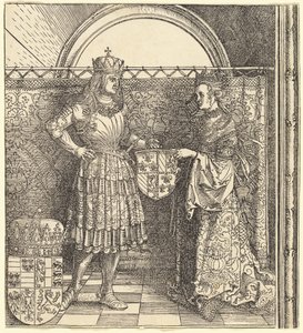 Zaręczyny Maksymiliana z Marią Burgundii autorstwa Albrecht Dürer