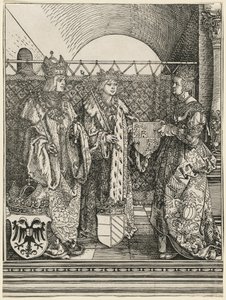 Zaręczyny Filipa Pięknego z Joanną Kastylijską autorstwa Albrecht Dürer