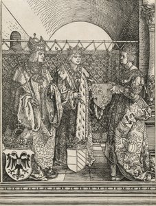 Zaręczyny Filipa Pięknego z Joanną z Kastylii, 1515. autorstwa Albrecht Dürer