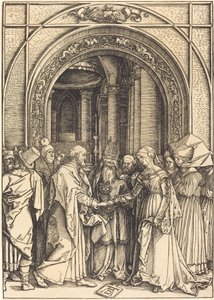 Zaręczyny Dziewicy, c. 15041505. autorstwa Albrecht Dürer
