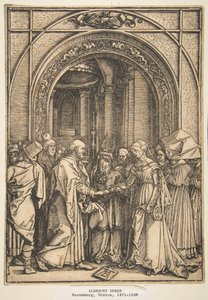 Zaręczyny Dziewicy, z Życia Dziewicy, ca. 1503. autorstwa Albrecht Dürer