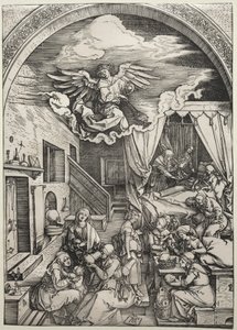 Narodziny Dziewicy autorstwa Albrecht Dürer