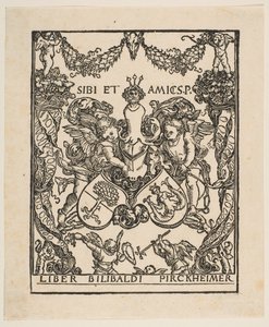 Ekslibris Willibalda Pirckheimera.n.d. autorstwa Albrecht Dürer