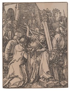 Niesienie krzyża z cyklu Mała pasja, 1509. autorstwa Albrecht Dürer