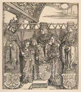 Kongres Książąt w Wiedniu.n.d. autorstwa Albrecht Dürer