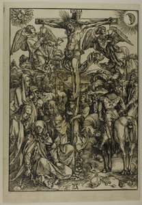 Ukrzyżowanie, z Wielkiej Męki autorstwa Albrecht Dürer