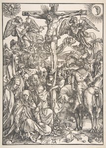 Ukrzyżowanie, z książki Wielka pasja.n.d. autorstwa Albrecht Dürer