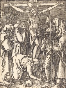 Ukrzyżowanie prawdopodobnie ok. 15091510. autorstwa Albrecht Dürer