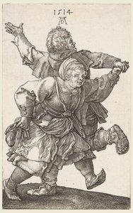 Tańczący chłopi autorstwa Albrecht Dürer