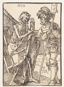 Śmierć i Żołnierz autorstwa Albrecht Dürer