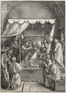 Śmierć Dziewicy, 1510. autorstwa Albrecht Dürer